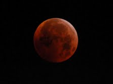 Big Red Denver Eclipse Moon